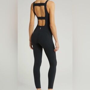 Free People Never Better Strappy Back Jumpsuit size Small